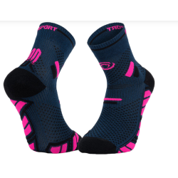 BV sport Socquette trail ultra.2 MID bleu/rose