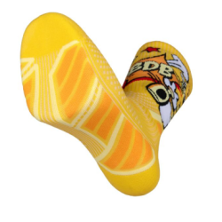 BV sport Socquette trail ultra.2 collector "DBDB" pop jaune/orange