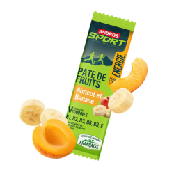 Andros Pate de fruits 30g abricot et banane
