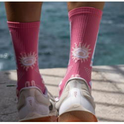 Bv sport Soquette trail ultra.2 collector "nutri" rosé