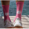 Bv sport Soquette trail ultra.2 collector "nutri" rosé