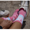 Bv sport Soquette trail ultra.2 collector "nutri" rosé