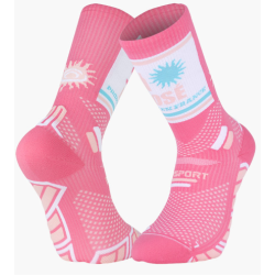 Bv sport Soquette trail ultra.2 collector "nutri" rosé