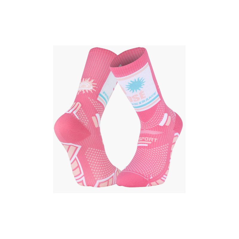 Bv sport Soquette trail ultra.2 collector "nutri" rosé
