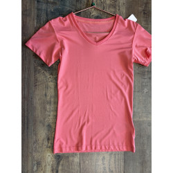 craft T-shirt essential V Saumon
