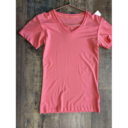 craft T-shirt essential V Saumon