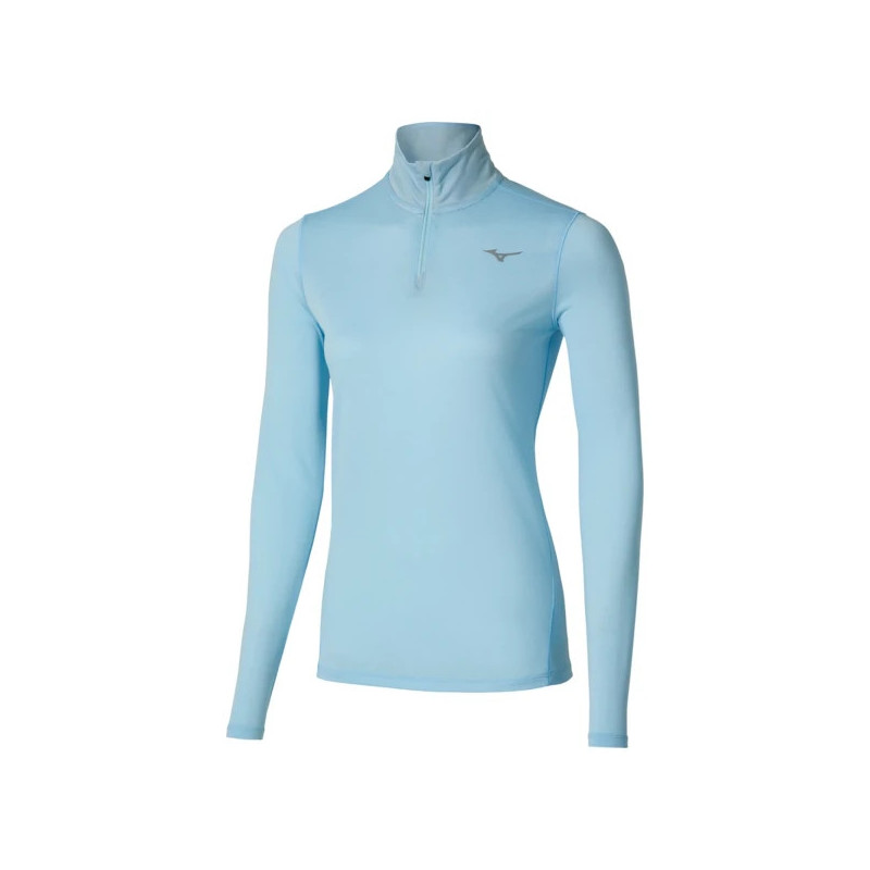 Mizuno Core Impulse Half Zip Maillot De Course Femmes - Bleu
